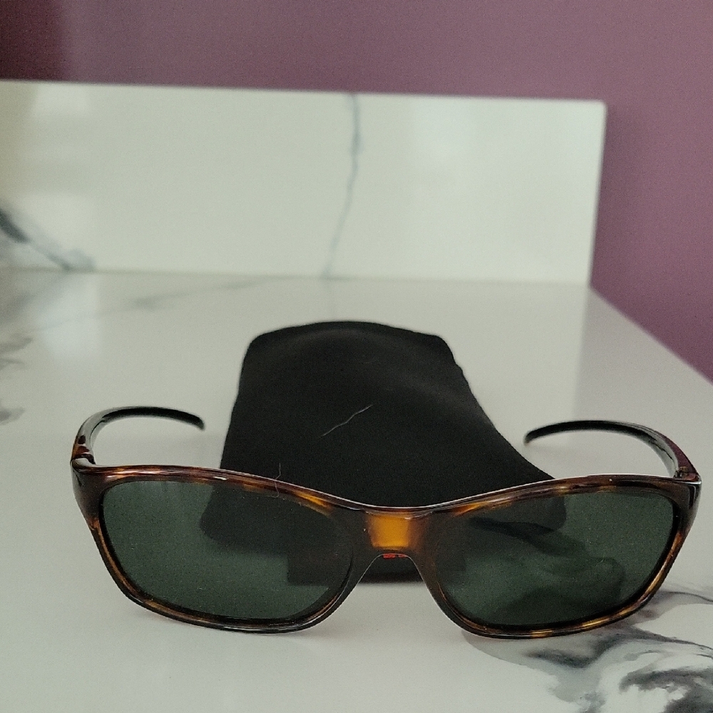 Bolle Tortoise Sunglasses with Dark Lenses